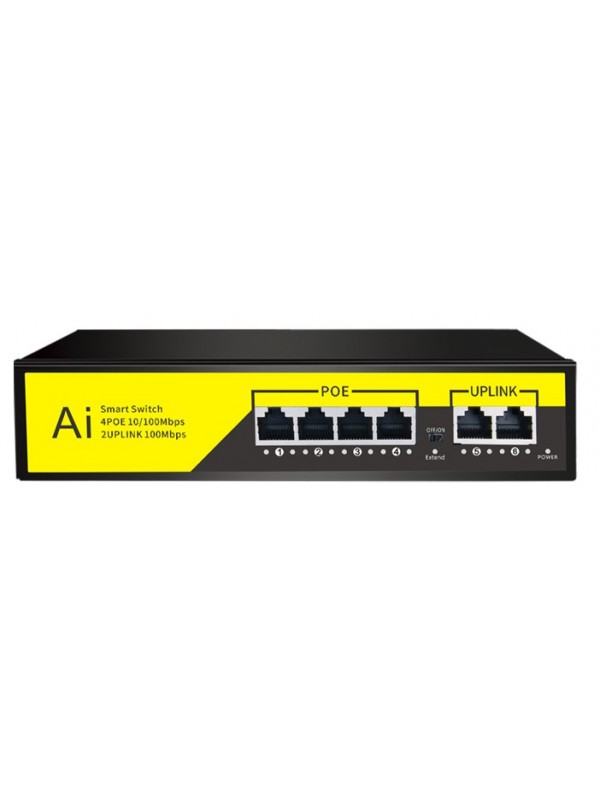 Uniturn 4 Port Poe 2 Port Uplink 250M Gigabit Poe Switch…