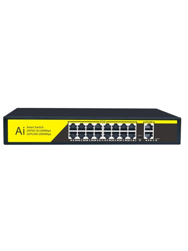 Uniturn 16 Port Poe 2 Port Uplink 250M Gigabit Poe Switch…